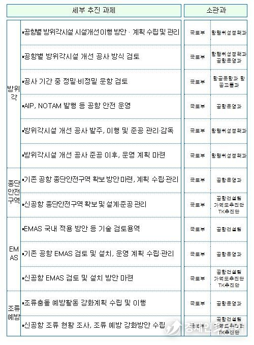 세부 과제 추진체계
