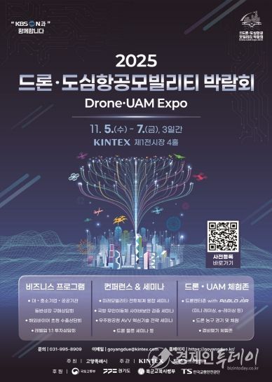 ‘2025 드론·도심항공모빌리티 박람회' 홍보문