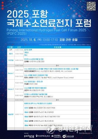 ‘2025 포항 국제 수소연료전지 포럼(POFC 2025)’ 포스터.