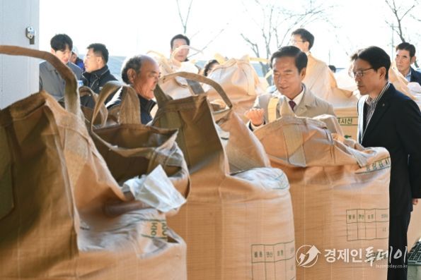 거창군, 2025년산 공공비축미곡 첫 매입 시작