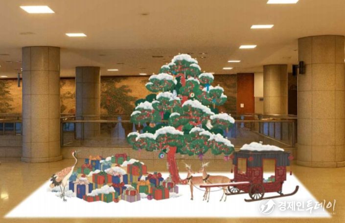 국립고궁박물관 ‘십장생도’ 크리스마스 트리