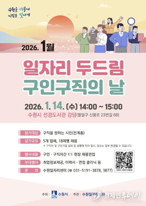 1월 ‘일자리 두드림’ 홍보물